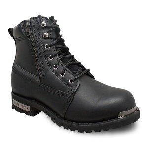 �A�h�e�b�N ���f�B�[�X �V���[�Y �u�[�c�E���C���u�[�c ���U�[ AdTec Reflective Double Zipper Women's Leather Biker Boots Black �u���b�N