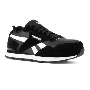 yz [{bN Y Xj[J[ V[Y Reebok Harman Work Men's Suede Composite-Toe Shoes Black