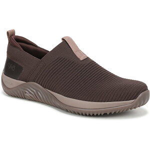 yz CJ fB[X Xj[J[ V[Y Ryka Echo Knit Women's Slip-on Sneakers Java Brown