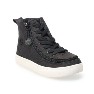 yz r[tbgEFA fB[X Xj[J[ V[Y BILLY Footwear Kids' Adaptive High Top Sneakers Black White