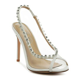 【送料無料】 ロンドンラグ レディース パンプス シューズ London Rag Camarine Women's Slingback Heels White