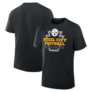 �t�@�i�e�B�N�X �����Y �g�b�v�X T�V���c Men's Fanatics Black Pittsburgh Steelers Hometown True Favorite T-Shirt Stl Black �u���b�N