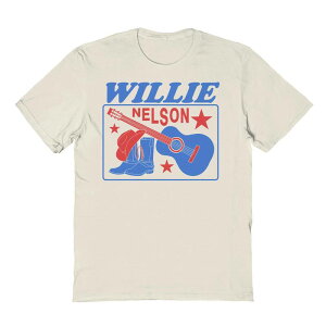 �A�j���L�����N�^�[ �����Y �g�b�v�X T�V���c �O���t�B�b�N Licensed Character Men's Willie Nelson Graphic Tee Natural