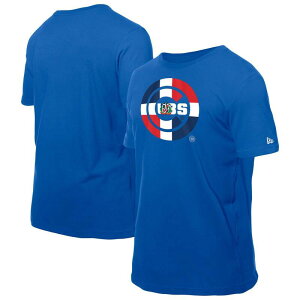 �j���[�G�� �����Y �g�b�v�X T�V���c �~�j ���S Men's New Era Royal Chicago Cubs Dominican Republic Flag Logo T-Shirt Cublue �u���[
