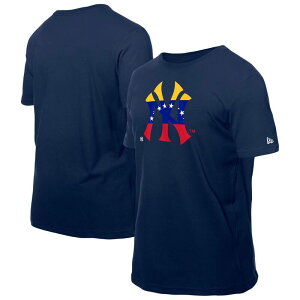 �j���[�G�� �����Y �g�b�v�X T�V���c �~�j ���S Men's New Era Navy New York Yankees Dominican Republic Flag Logo T-Shirt Ynk Navy �l�C�r�[