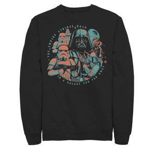 �X�^�[ �E�H�[�Y �����Y �g�b�v�X T�V���c �X�E�F�b�g �G���p�C�A �O���t�B�b�N Men'star Wars Thempire Strikes Back Bad Guys Graphic Sweatshirt Black �u���b�N