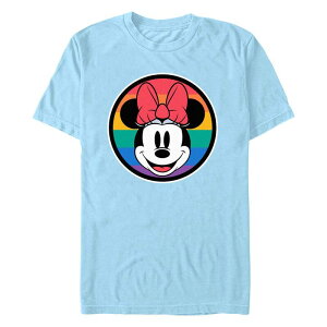 �f�B�Y�j�[ �����Y �g�b�v�X T�V���c �O���t�B�b�N Disney's Minnie Mouse Proud Minnie Men's Graphic Tee Light Blue �u���[