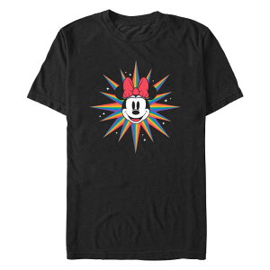 �f�B�Y�j�[ �����Y �g�b�v�X T�V���c �O���t�B�b�N Disney's Minnie Mouse Proud Star Men's Graphic Tee Black �u���b�N