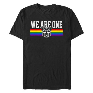 �A�j���L�����N�^�[ �����Y �g�b�v�X T�V���c �O���t�B�b�N Licensed Character Men's Transformers We Are One Graphic Tee Black �u���b�N