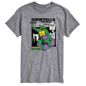 �j�R���f�I�� �����Y �g�b�v�X T�V���c �O���t�B�b�N Nickelodeon Men's Teenage Mutant Ninja Turtles Donatello Skateboard Retro Graphic Tee Athletic Heather �w�U�[