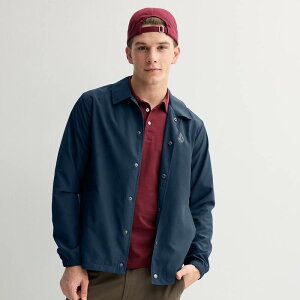 yz {R Y WPbgEu] AE^[ Men's Volcom Lightweight Button Down Jacket Blue