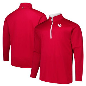 �y���������z �t�@�i�e�B�N�X �����Y T�V���c �g�b�v�X Men's Fanatics Crimson Oklahoma Sooners Big & Tall Defender Quarter-Zip Top Okl Red