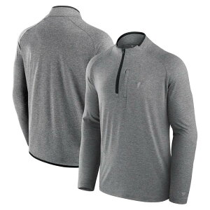 �y���������z �t�@�i�e�B�N�X �����Y T�V���c �g�b�v�X Men's Fanatics Black Texas Longhorns Mock Neck Half-Zip Pullover Jacket Tex Black