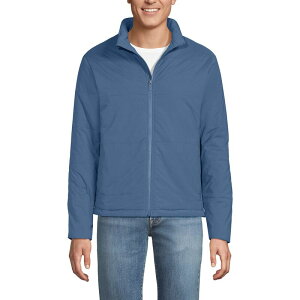 yz YGh Y WPbgEu] AE^[ Men's Lands' End Insulated WanderFree Jacket Light Indigo Blue