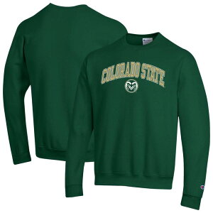 �`�����s�I�� �����Y �g�b�v�X T�V���c �X�E�F�b�g ���S Men'sChampion Green Colorado State Rams Arch Over Logo Pullover Sweatshirt Cst Green �O���[��