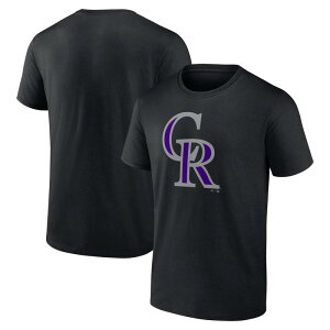 �v���t�@�C�� �����Y �g�b�v�X T�V���c �g�[�� ���S Men's Profile Black Colorado Rockies Big & Tall Primary Logo T-Shirt Rck Black �u���b�N