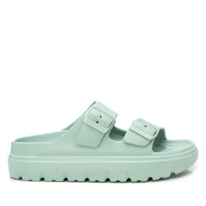 �L�V�^�C ���f�B�[�X �V���[�Y �T���_�� Women's Rubber Flat Sandals By XTI 142550 Aqua �A�N�A