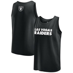 �y���������z �t�@�i�e�B�N�X �����Y T�V���c �g�b�v�X Men's Fanatics Black Las Vegas Raiders Elements Tank Top Lvr Black
