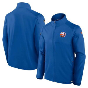 yz t@ieBNX Y WPbgEu] AE^[ Men's Fanatics Royal New York Islanders Authentic Pro Rink Fleece Full-Zip Jacket Isl Blue