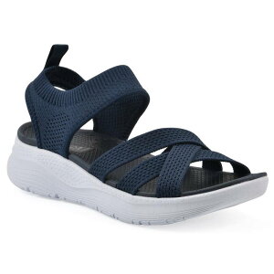 yz zCg}Ee fB[X T_ V[Y Cliffs by White Mountain FOM Charry Women's Recovery Slip-On Sandals Navy Fabric