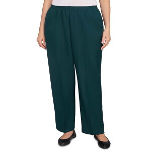 �A���t���b�h �_�i�[ ���f�B�[�X �{�g���X �J�W���A���p���c �v���X�T�C�Y Plusize Alfredunner All Around Elastic Poly Short Length Pants Emerald �G�������h