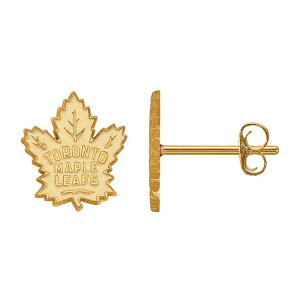 ���S�A�[�g ���f�B�[�X �A�N�Z�T���[ �s�A�X�E�C�������O �~�j LogoArtoronto Mapleafs 14k Gold Mini Logo Stud Earrings 14k Yellow Gold �C�G���[