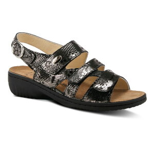 yz tNTX fB[X T_ V[Y Flexus by Spring Step Acamar Women's Slingback Sandals Black Multi