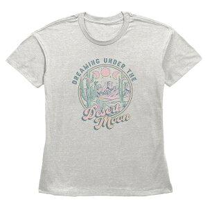 �A���u�����f�b�h ���f�B�[�X �g�b�v�X T�V���c �O���t�B�b�N Unbranded Women's Dreaming Under The Desert Moon Graphic Tee Oatmeal �I�[�g�~�[��