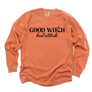 yz Simply Sage Market fB[X TVc gbvX Simply Sage Market Good Witch Bad Attitude Garment Dyed Long Sleeve Yam