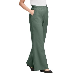 �E�[�}�� �E�B�Y�C�� ���f�B�[�X �{�g���X �f�j���p���c �v���X�T�C�Y �g�[�� Woman Within Plusize Tall Perfect Elastic Waist Wide-Leg Denim Jean Pine �f�j��