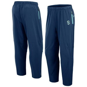 �t�@�i�e�B�N�X �����Y �{�g���X �J�W���A���p���c Men's Fanatics Deep Sea Blue Seattle Kraken Authentic Pro Rink Pants Krk Navy �l�C�r�[