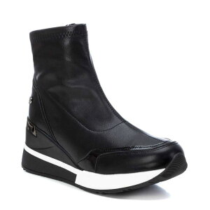 �L�V�^�C ���f�B�[�X �V���[�Y �u�[�c�E���C���u�[�c Women's Wedge Sport Booties By XTI 140105 Black �u���b�N