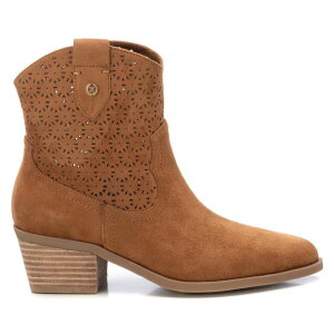 �L�V�^�C ���f�B�[�X �V���[�Y �u�[�c�E���C���u�[�c �X�G�[�h �A���N�� Women'suede Ankle Booties By XTI 143885 Camel �L������