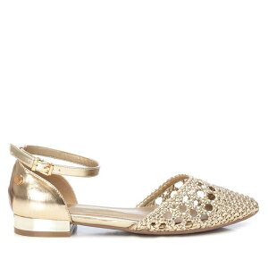 �L�V�^�C ���f�B�[�X �V���[�Y �T���_�� Xti Women's Flats Ballerina Style 142366 Gold �S�[���h