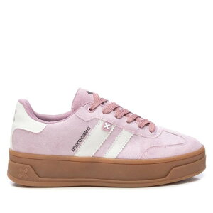 LV^C fB[X V[Y Xj[J[ XG[h Women's Casual Suede Sneakers By XTI Light Pink sN