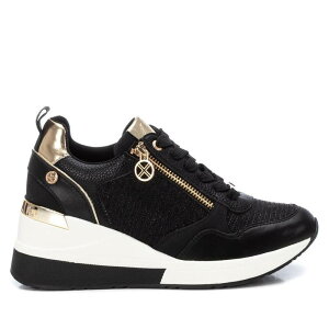 LV^C fB[X V[Y Xj[J[ Women's Wedge Sneakers By XTI Black ubN