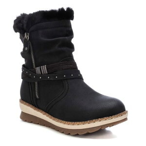 ���t���b�V�� ���f�B�[�X �V���[�Y �u�[�c�E���C���u�[�c Refresh Women's Winter Booties 170416 Black �u���b�N