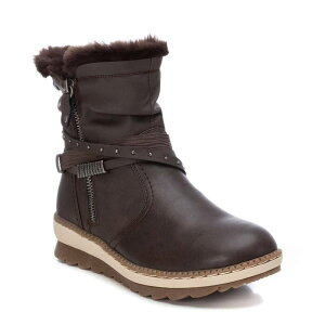 ���t���b�V�� ���f�B�[�X �V���[�Y �u�[�c�E���C���u�[�c Refresh Women's Winter Booties 170416 Brown �u���E��