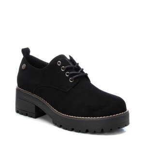 tbV fB[X V[Y IbNXtH[h XG[h [X Refresh Women'suede Lace-Up Oxfords 170999 Black ubN