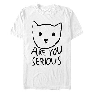 �A�j���L�����N�^�[ �����Y �g�b�v�X T�V���c �O���t�B�b�N Licensed Character Men's Are You Serious Graphic Tee White �z���C�g