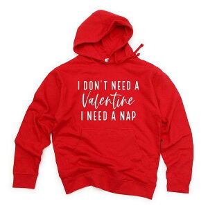 Simply Sage Market ���f�B�[�X �g�b�v�X T�V���c �p�[�J�[ Simply Sage Market I Don't Need A Valentine Hoodie Red ���b�h