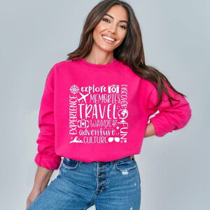Simply Sage Market ���f�B�[�X �g�b�v�X T�V���c �X�E�F�b�g Simply Sage Marketravel Subway Sweatshirt Raspberry �Z�[�W