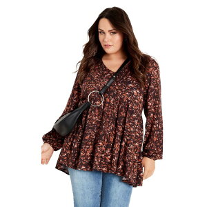�A�x�j���[ ���f�B�[�X �g�b�v�X T�V���c �v���X�T�C�Y Avenue Women's Plusize Remi Tunic Espresso