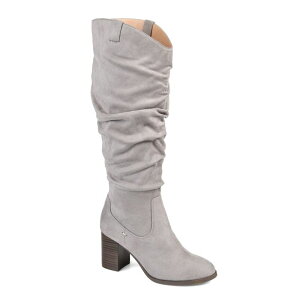�W�����l �R���N�V���� ���f�B�[�X �V���[�Y �u�[�c�E���C���u�[�c Journee Collection Aneil Women's Knee-High Boots Gray �O���[