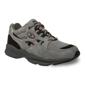 �v���y�b�g �����Y �V���[�Y �X�j�[�J�[ Propet Stability Walker Men'sneakers Gray Black Nubuck �u���b�N