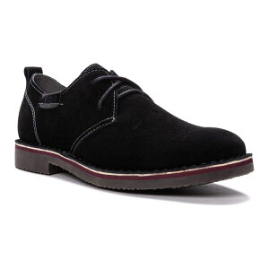 yz vybg Y IbNXtH[h V[Y Propet Finn Men's Suede Oxford Shoes Black