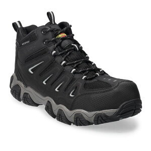 yz \Obh Y u[cECu[c V[Y Thorogood Crosstrex Men's Mid-Cut Waterproof Composite-Toe Work Shoes Black