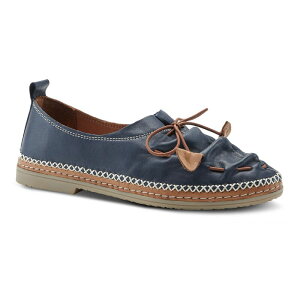 XvOXebv fB[X V[Y Xb|E[t@[ U[ Spring Step Neeta Women's Leather Slip-On Shoes Navy lCr[