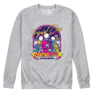 �X�^�[ �E�H�[�Y �����Y �g�b�v�X T�V���c �X�E�F�b�g �t���[�X Men'star Wars Figrin Dan & The Cantina Band Crew Fleece Sweatshirt Athletic Heather �w�U�[