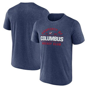 �t�@�i�e�B�N�X �����Y �g�b�v�X T�V���c �W���P�b�g Men's Fanatics Heather Navy Columbus Blue Jackets Property Of T-Shirt Blj Navy �l�C�r�[